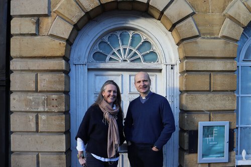 Emma Kennedy and her husband James
