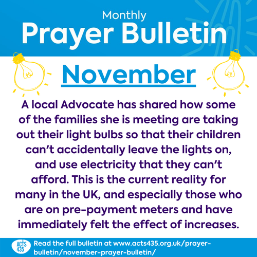 November prayer bulletin 2